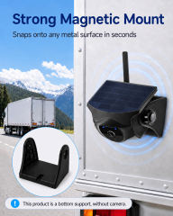 Magnetic Bottom Bracket for Wireless Backup Camera, Easy Install