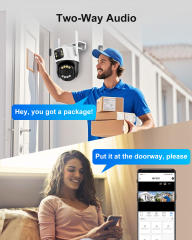 6MP Dual Lens Outdoor Security Camera