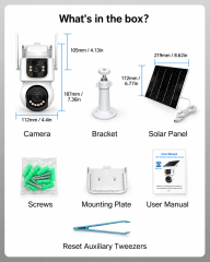 AOV Dual-Lens Wireless Solar Security Camera