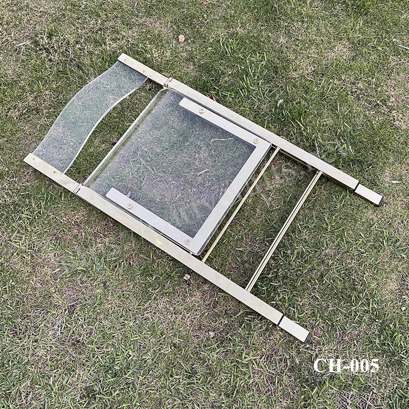 folding acrylic chair