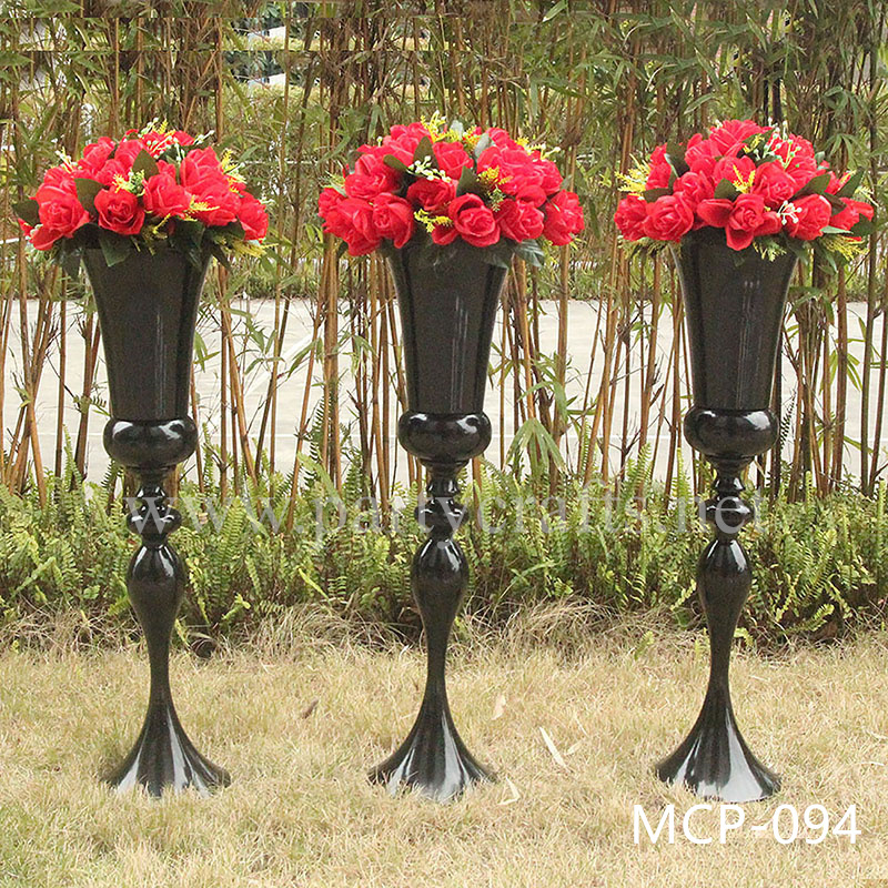 stainless steel centerpiece tall vase wedding party event hotel hall home decoration (MCP-094)