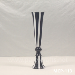 black metal tall vase centerpiece for floral stand  aisle deocration home decoration flower stand decoration vase wedding party event dining table decoration