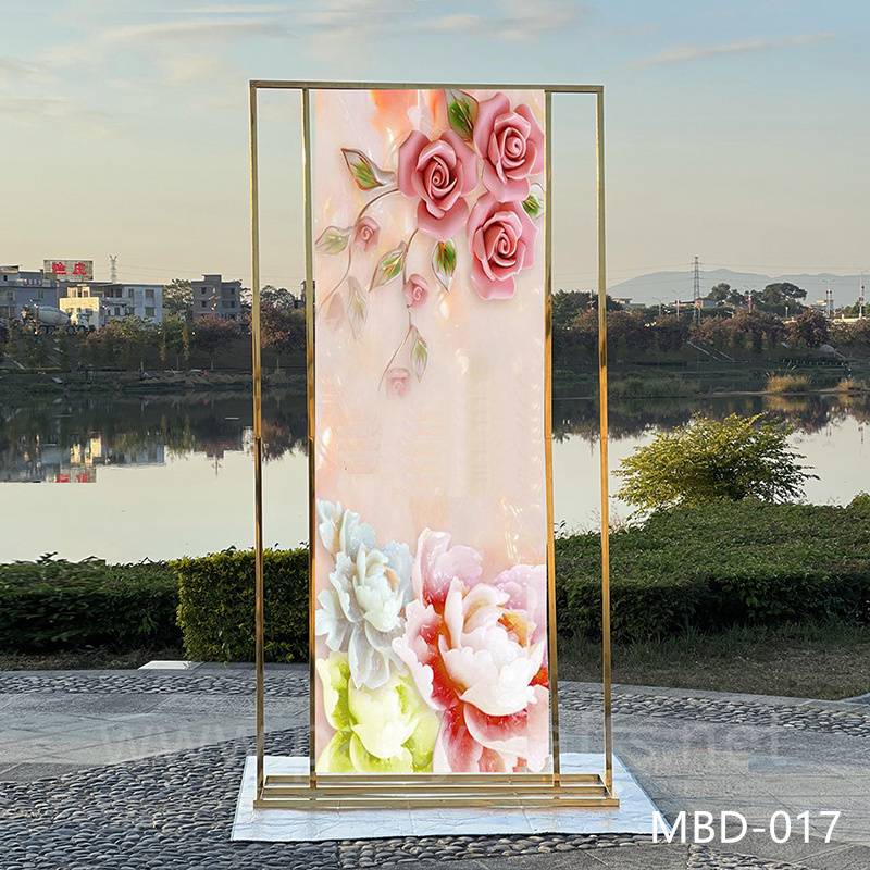 photo frame stainless steel backdrop (MBD-017)