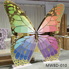 butterfly PVC backdrop  frame stand   wedding bridal shower decoration home decoration couple shower party event decoration garden layout ceremony background decoration planning
