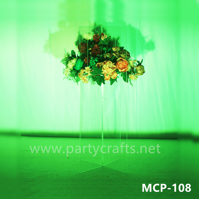 acrylic clear flower stand centerpiece (MCP-108)