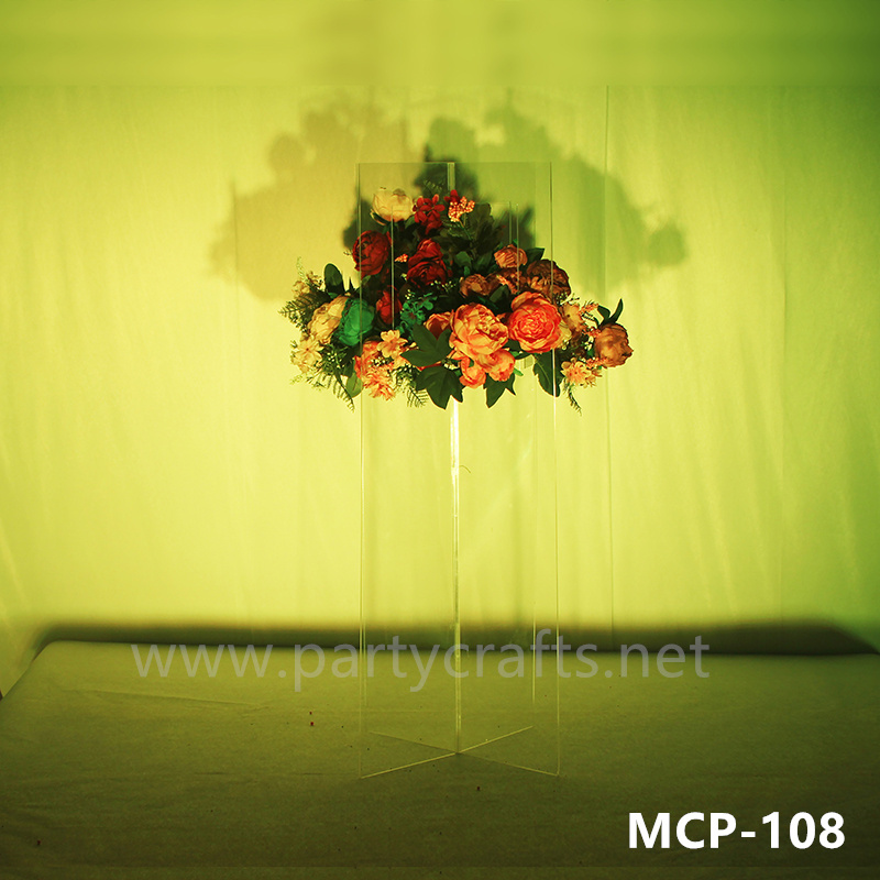 acrylic clear flower stand centerpiece (MCP-108)