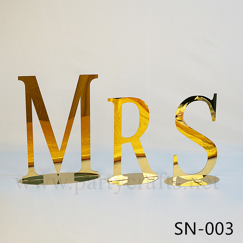 letter sign MRS&MR (SN-003)