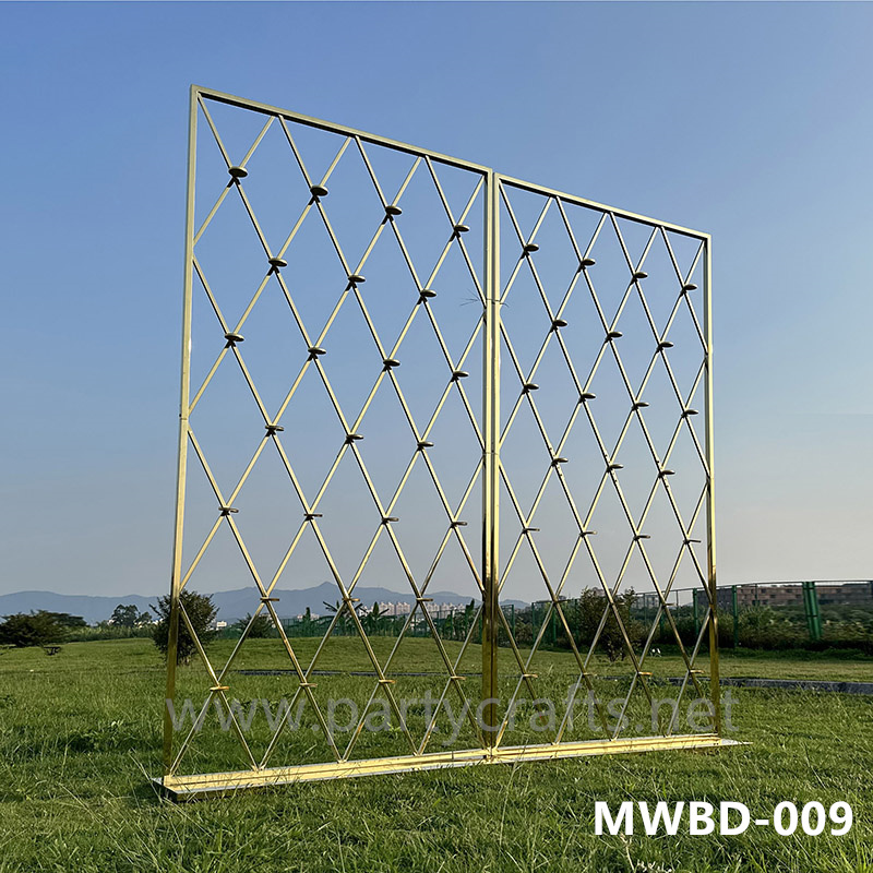 candle wall stainless steel backdrop (MWBD-009)