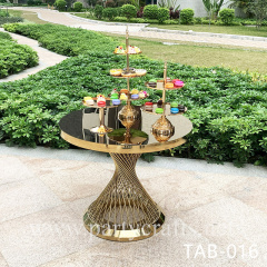 gold cocktail table golden coffee table art display stands for events home decoration cake table bridal shower flower pedestal table birthday family party cupcake table outdoor party sweets bar table