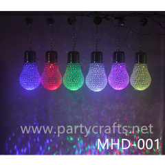 Large size crystal colorful bulb ceiling lamp chandelier Christmas party dining room living room home decoration garden layout  birthday party event decoration home decoration