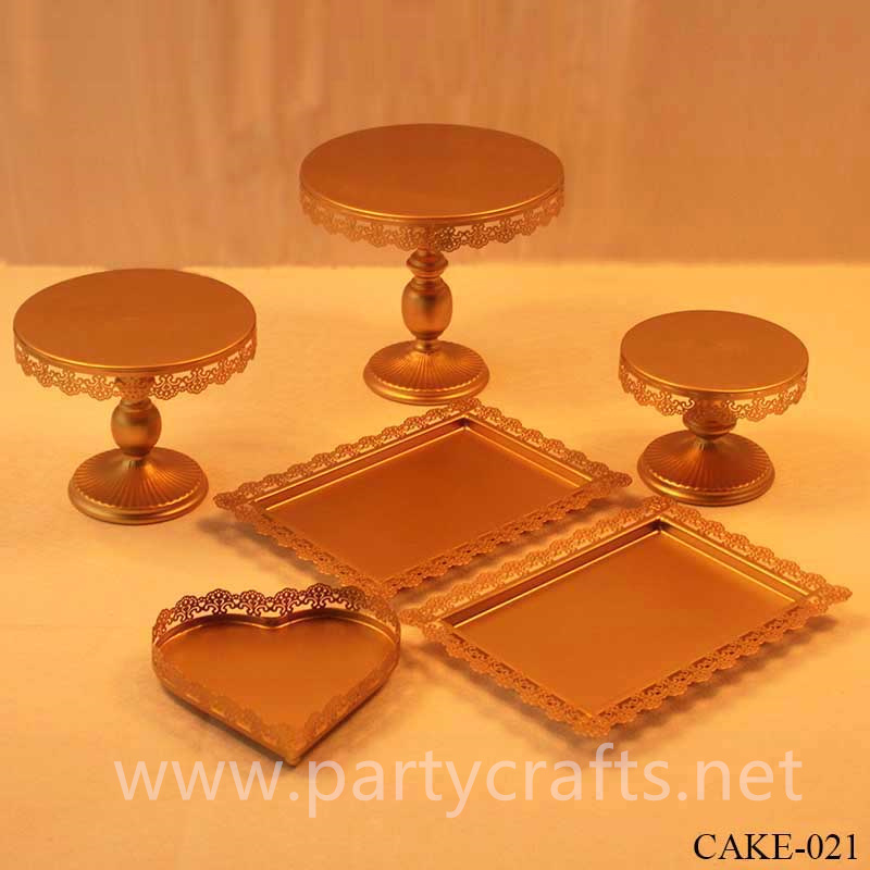 rose gold stylish metal heart cake stand candy stand cupcake stand wedding party birthday party family party event table decoration