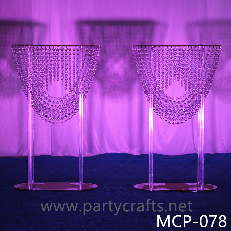 clear acrylic centerpiece  crystal table centerpiece flower  stand aisle decoration home decoration acrylic flower stand hanging crystal  wedding table decoration  birthday party event table decoration banquet event