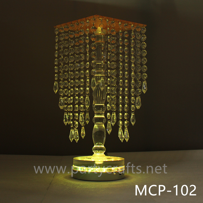 crystal LED light  flower stand centerpiece wedding birthday party event hotel decoration home decoration