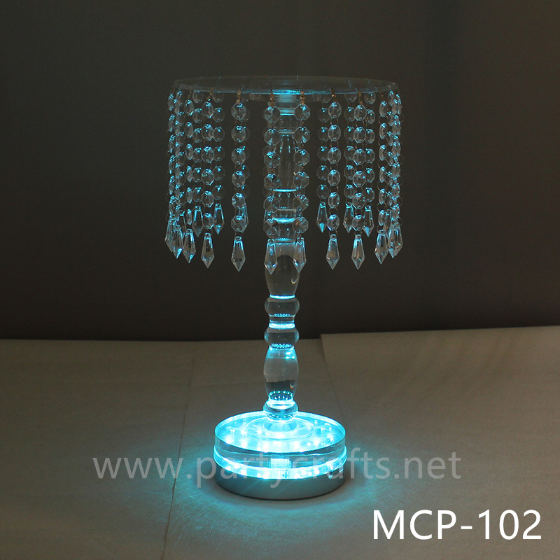 crystal LED light  flower stand centerpiece wedding birthday party event hotel decoration home decoration