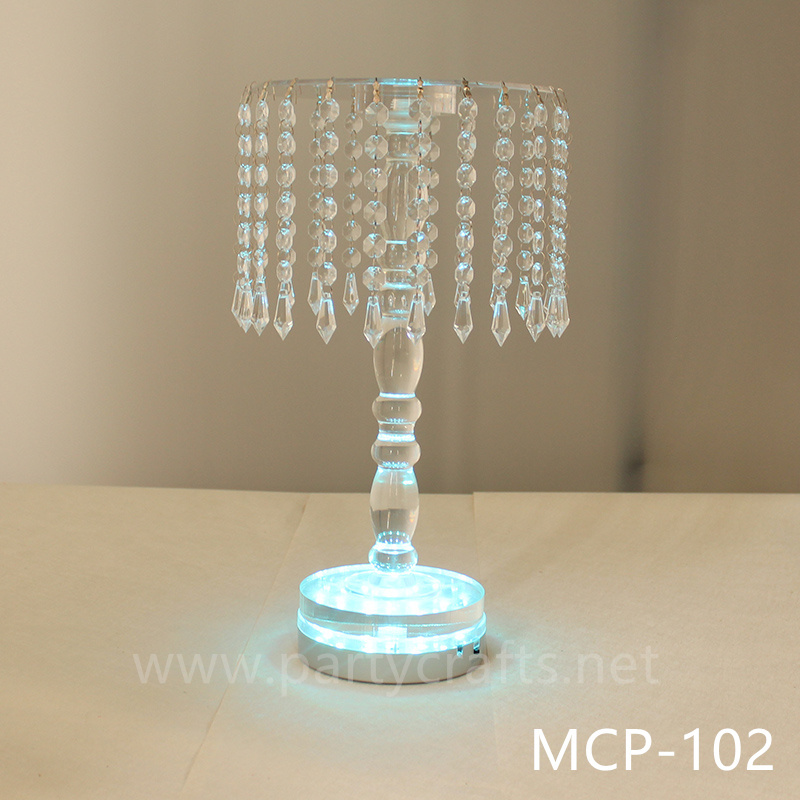 crystal LED light  flower stand centerpiece wedding birthday party event hotel decoration