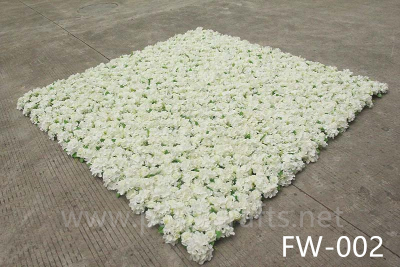 white 3D flower wall romantic rose floral wall for party events planning bridal shower couples shower wedding photo backdrops decoration