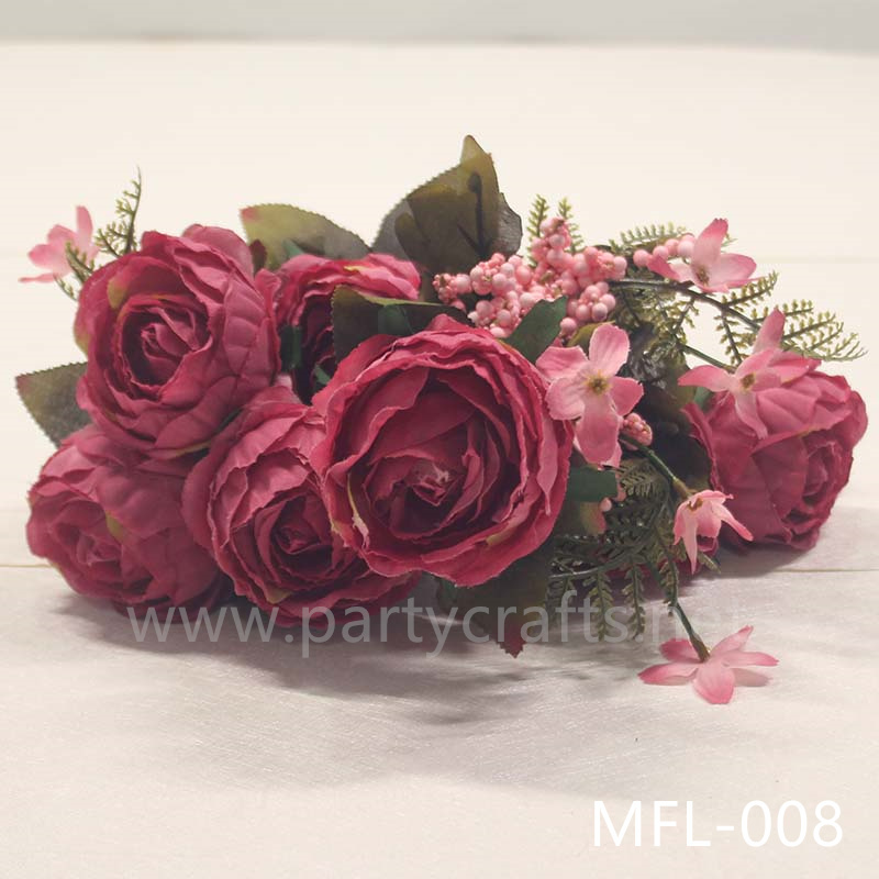 rose artificial flower fake flower garden layout