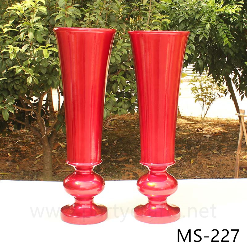 fiber glass vase flower vase flower pot table centerpiece flower stand home decoration wedding event decoration aisle decoration