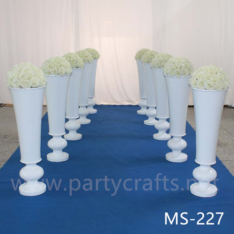 fiber glass vase flower vase flower pot table centerpiece flower stand wedding event decoration