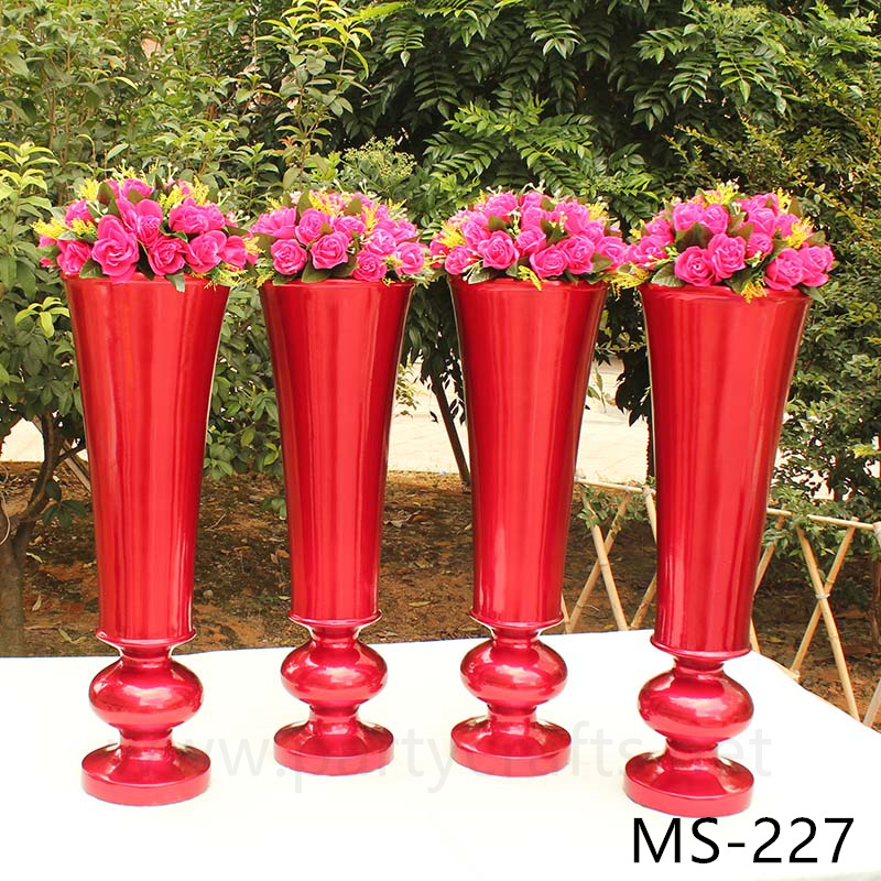 fiber glass vase flower vase flower pot table centerpiece flower stand home decoration wedding event decoration aisle decoration