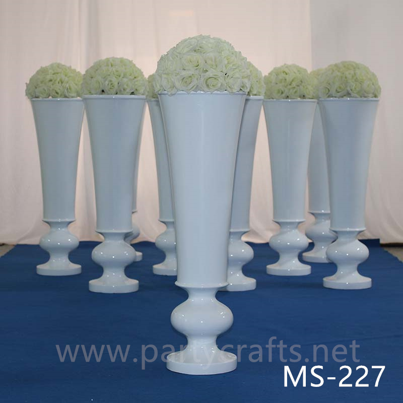 fiber glass vase flower vase flower pot table centerpiece flower stand home decoration wedding event decoration aisle decoration