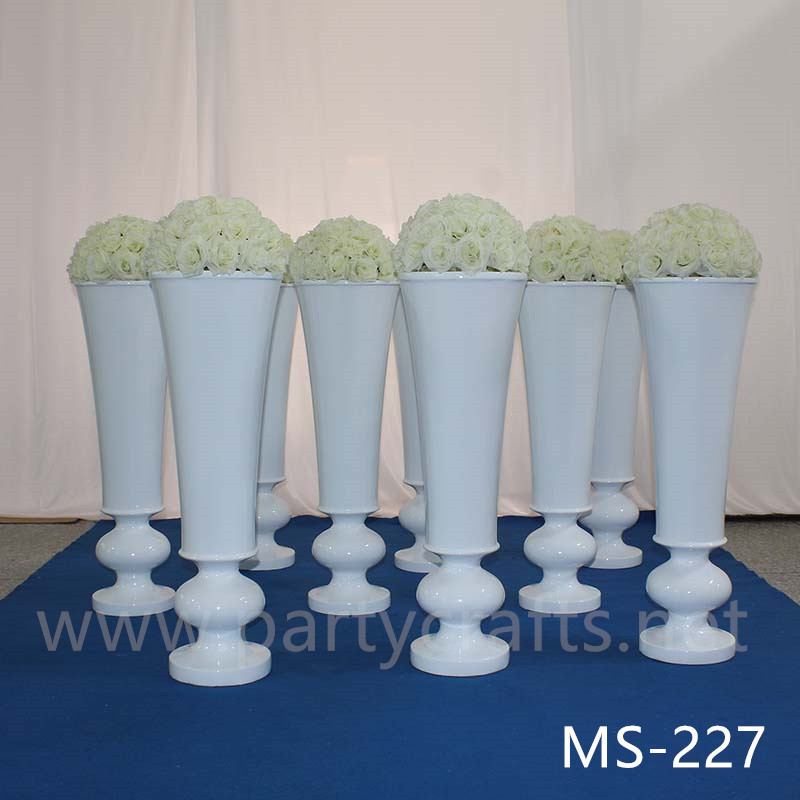 fiber glass vase flower vase flower pot table centerpiece flower stand wedding event decoration