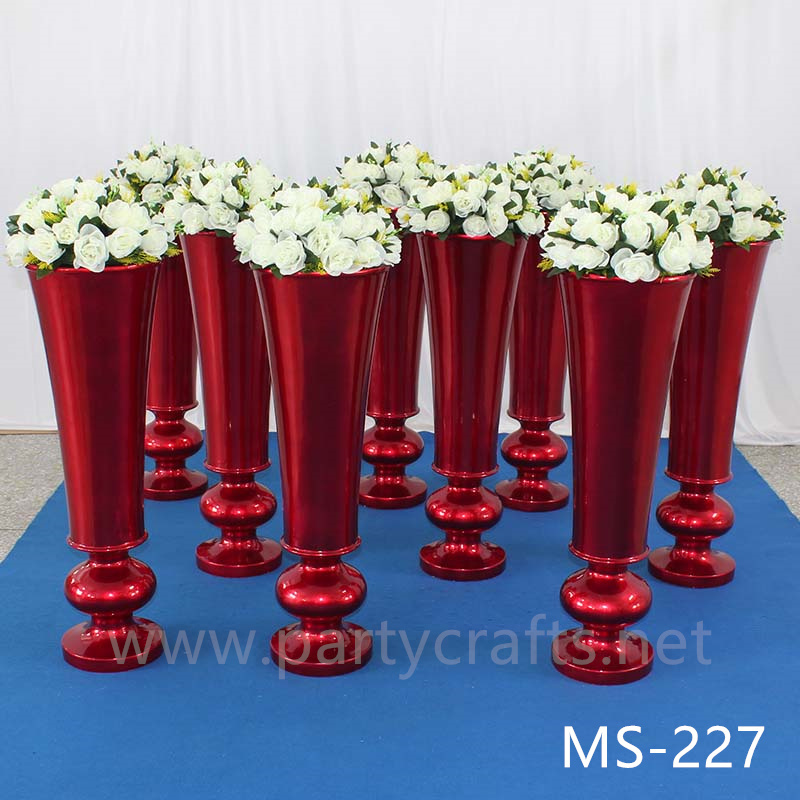 fiber glass vase flower vase flower pot table centerpiece flower stand home decoration wedding event decoration aisle decoration