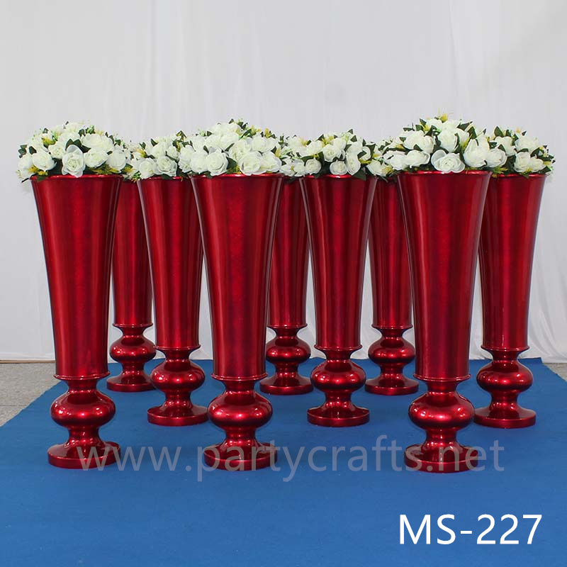 fiber glass vase flower vase flower pot table centerpiece flower stand home decoration wedding event decoration aisle decoration