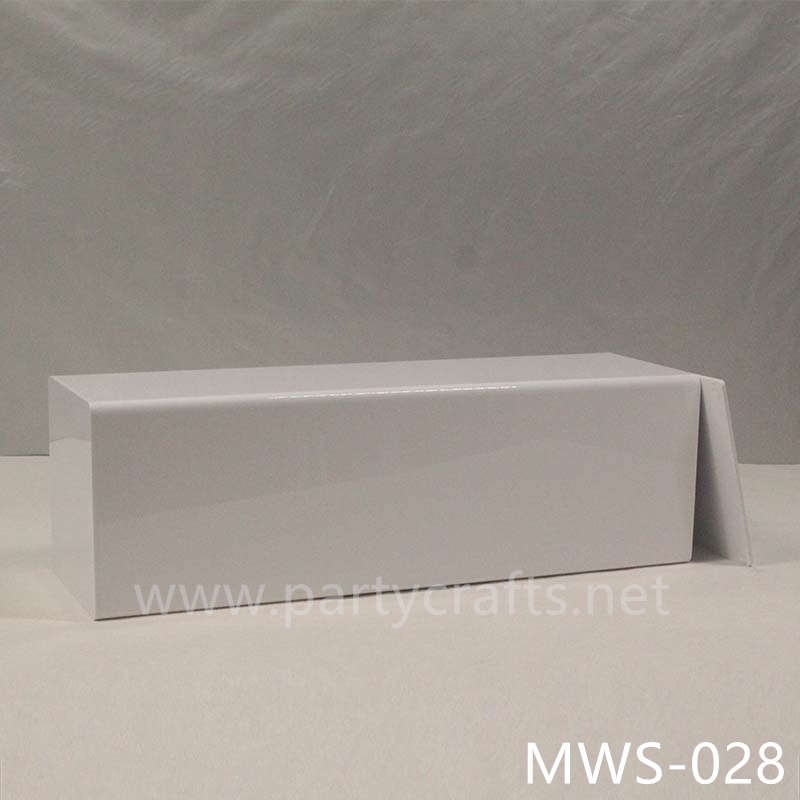 white pedestal stand square  riser stand cube art display stands wedding table centerpiece cake table sweet table