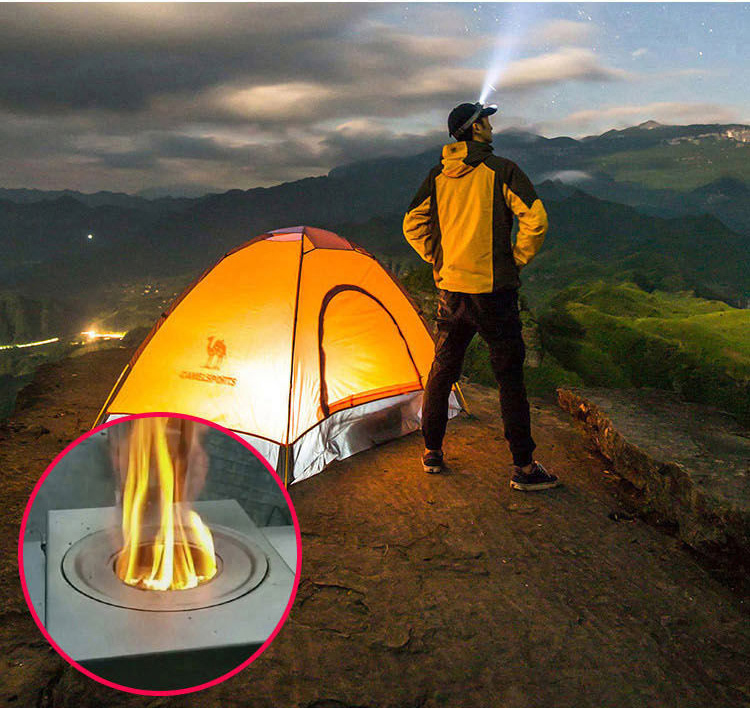 Outdoor Steel Stove Wood Stove Multipurpose Camping Tent Heating Stove Outdoor Survival Wood Burning