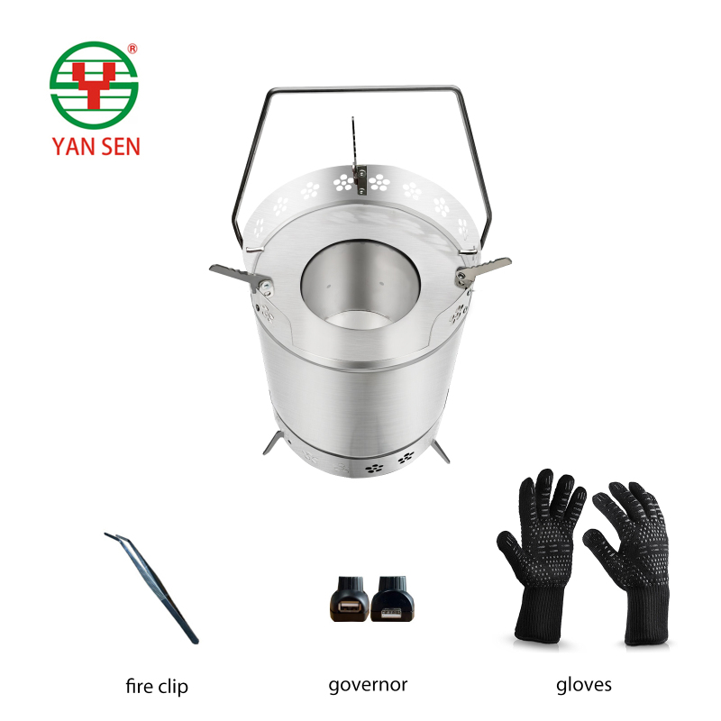 Outdoor Stainless Steel Backpack Stove Portable Stove Garden Picnic Camping Travel