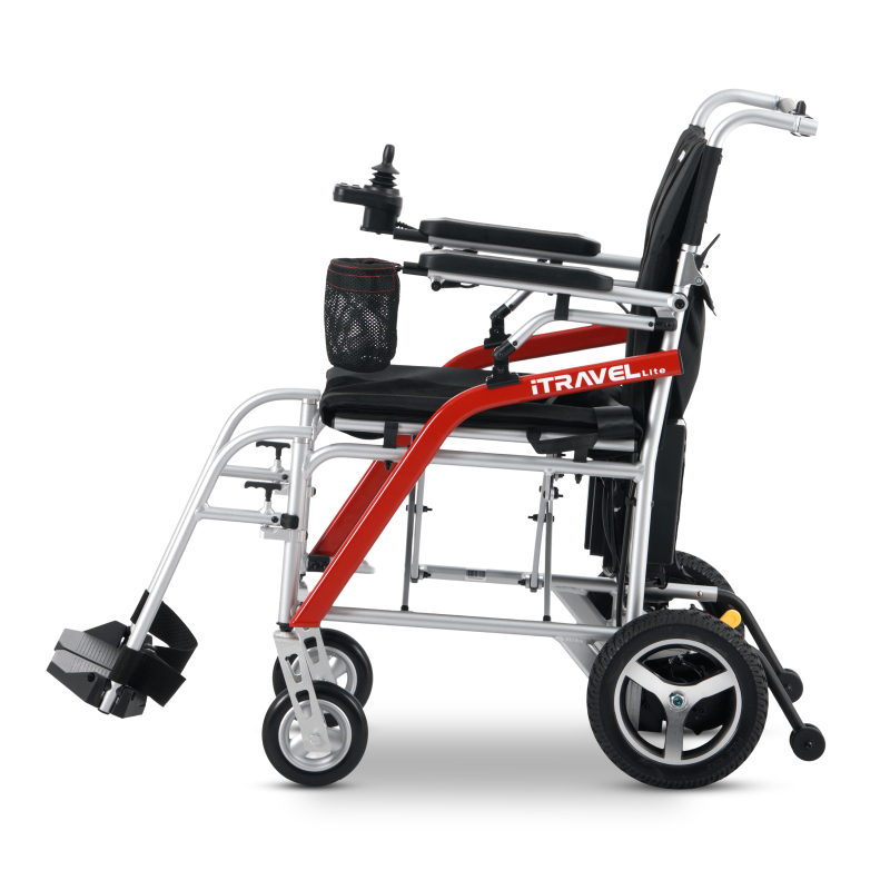 Intelligent Lightweight Foldable Electric Wheelchairs- Silver