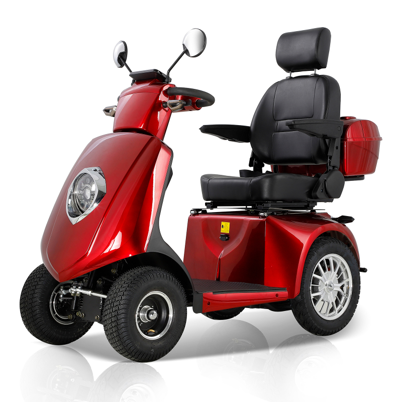 Xspracer JXY5D-Red 4 Wheels Heavy Duty Mobility Scooter