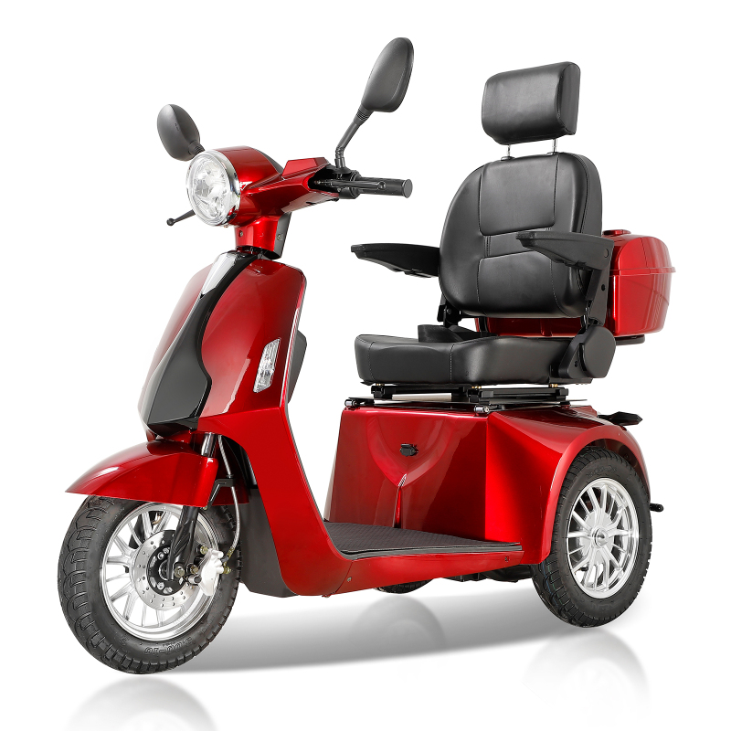 Xspracer AFD3L-Red 4 Wheels Heavy Duty Mobility Scooter