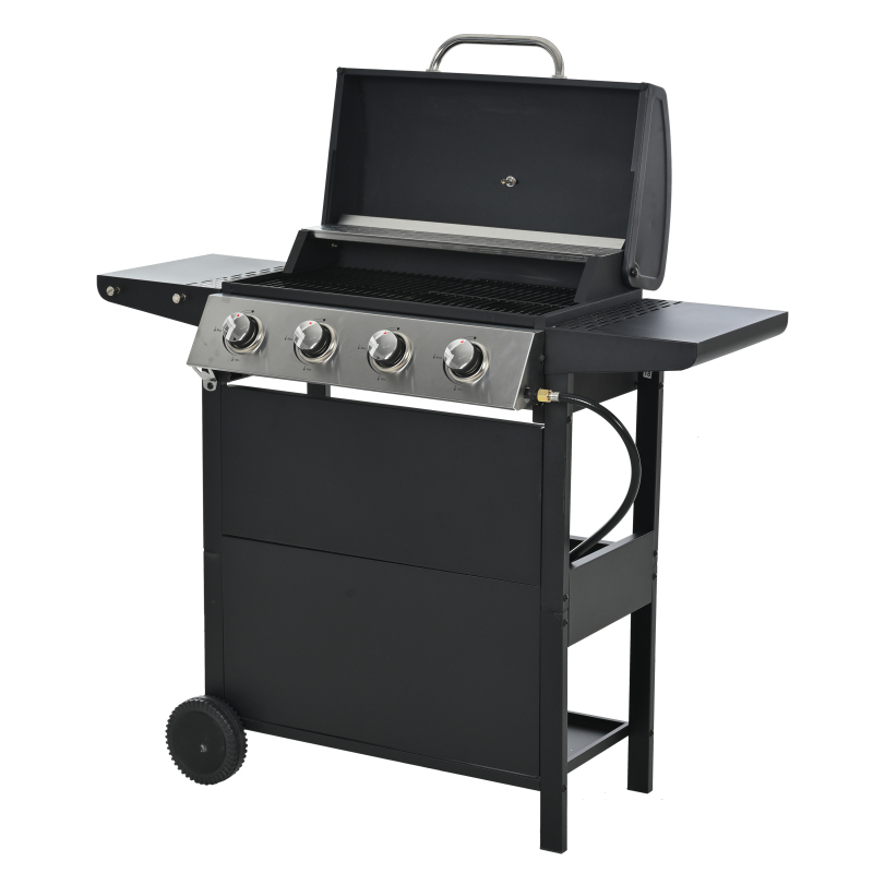 Xspracer 15-in W 4-Burner Stainless Steel Propane Gas Grill