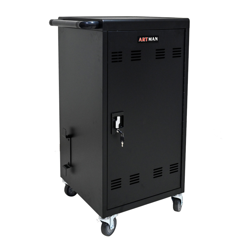 45 Devices Mobile Storage Charging Cart for Laptops with Lock