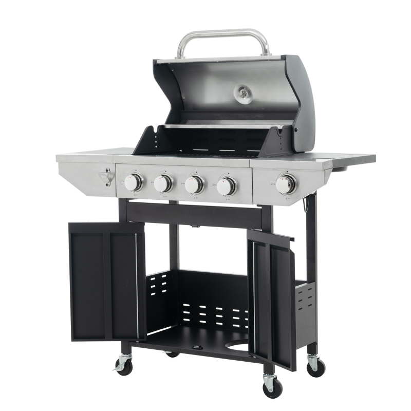 Xspracer 18-in W 4-Burner Stainless Steel Propane Gas Grill