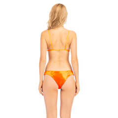 Orange Tie Dye Discoloration Bikini Set TQK610176-14