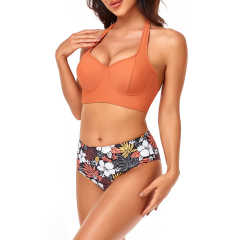 Padded Push-up Halter Bikini Set TQX610016-54