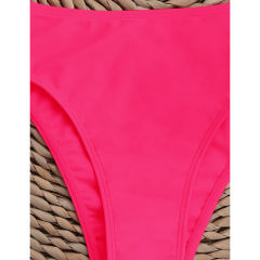 Rosy Ruffle Detail Push Up Bikini Set TQG610005-89