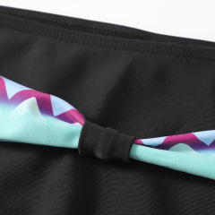Multicolor Printed Twist Front 2pcs Bikini TQK610289-29