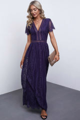 Fill Your Heart Lace Maxi Dress LC611316-5