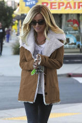 Khaki Lapel Collar Button Fleece Jacket LC8511336-16