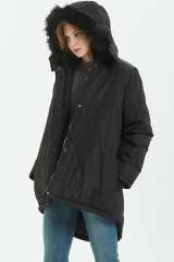Black Breitenbush Hooded Parka LC85405-2