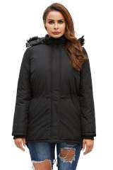Black Breitenbush Hooded Parka LC85405-2