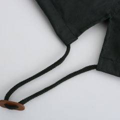 Dark Green Fur Collar Warm Hooded Parka Coat TQK280129-36