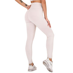 Light Gray Sides Drawstring Short Sleeve Yoga Pant Set TQK710243-25