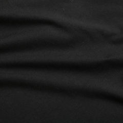 Black Front Knotted V Neck Bodysuit TQK550232-2