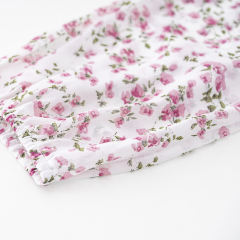 White V Neck Ruffle Detail Long Sleeve Floral Dress