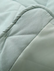 Green Stand Neck Button-down Pocket Casual Coat